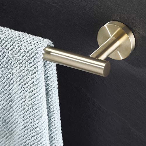 KES 18 Inches Towel Bar for Bathroom Kitchen Hand Towel Holder Dish Cloths Hanger SUS304 Stainless Steel RUSTPROOF Wall Mount No Drill Brushed Steel, A2000S45DG-2