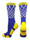 MadSportsStuff Elite Basketball Socks with Net Crew Length - Made in The USA