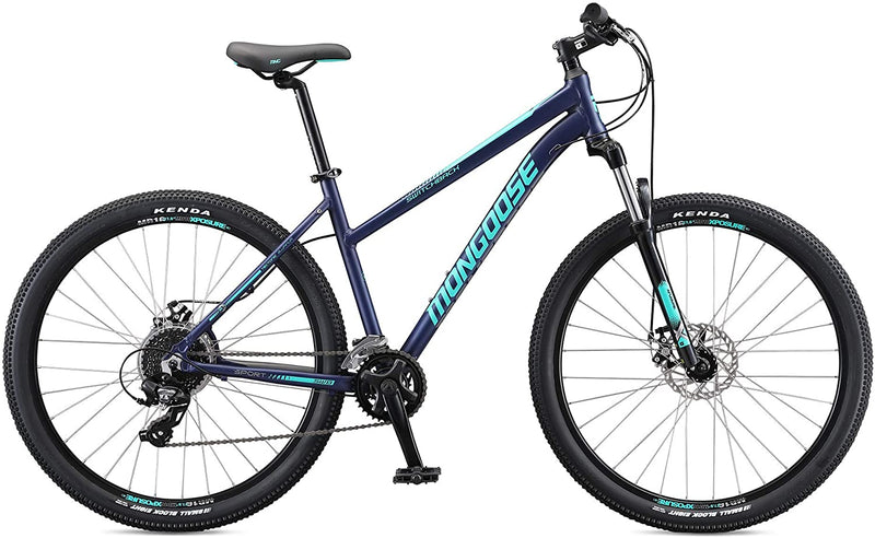 Mongoose Switchback Adult Mountain Bike, 8-21 Speeds, 27.5-Inch Wheels, Aluminum Frame, Disc Brakes, Multiple Colors