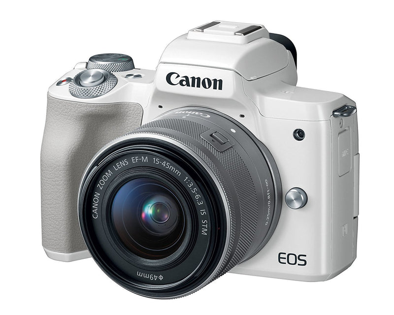 Canon EOS M50 Mirrorless Camera Kit w/EF-M15-45mm and 4K Video (Black)