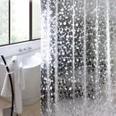 N&Y HOME 36x72 Inch Shower Curtain Liner, EVA 3D Water Cube Shower Curtain with Bottom Magnets, Waterproof Shower Curtain, Heavy Duty