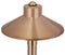 China Hat 12V Black Brass Path Light (7" Shade, 25" Tall) by sunduck