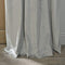 Half Price Drapes VPCH-184005-108-GRBO Signature Grommet Blackout Velvet Curtain, Natural Grey, 50 X 108