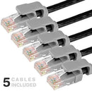 Mediabridge Ethernet Cable (10 Feet) - Supports Cat6 / Cat5e / Cat5 Standards, 550MHz, 10Gbps - RJ45 Computer Networking Cord (Part