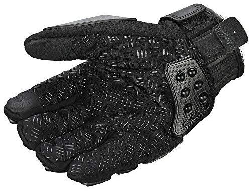 ILM Alloy Steel Bicycle Motorcycle Motorbike Powersports Racing Touchscreen Gloves (M, BLUE)