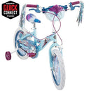 Huffy Frozen 2 Kid Bike, Training Wheels, Streamers & Basket Included, 12 inch, Blue