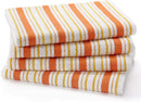 COTTON CRAFT - 12 Pack - Twill Stripe Kitchen Towel - Multi- 100% Cotton - Oversized 16x28 - Modern Clean Striped Pattern