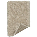 Ottomanson Flokati Collection Faux Sheepskin Shag Runner Rug, 2'7"X5', Beige