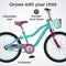 Schwinn Elm Girls Bike for Toddlers and Kids