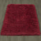 Ottomanson Flokati Collection Faux Sheepskin Shag Runner Rug, 2'7"X5', Red