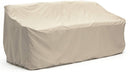 Y- STOP - Outdoor Patio Sofa Covers - Heavy Duty Material - Water and Weather Resistant - Patio Furniture Covers - Ripstop Tan