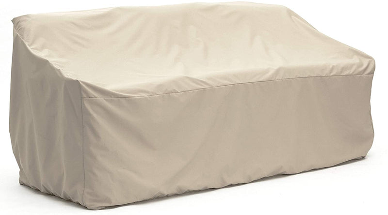 Y- STOP - Outdoor Patio Sofa Covers - Heavy Duty Material - Water and Weather Resistant - Patio Furniture Covers - Ripstop Tan