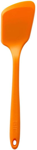 BelleGuppy Silicone Spatula Turner | Heat-Resistant up to 550°F | Nonstick Pancake Flipper, Egg Spatula, Kitchen Spatula | Mini - 11 IN, Black