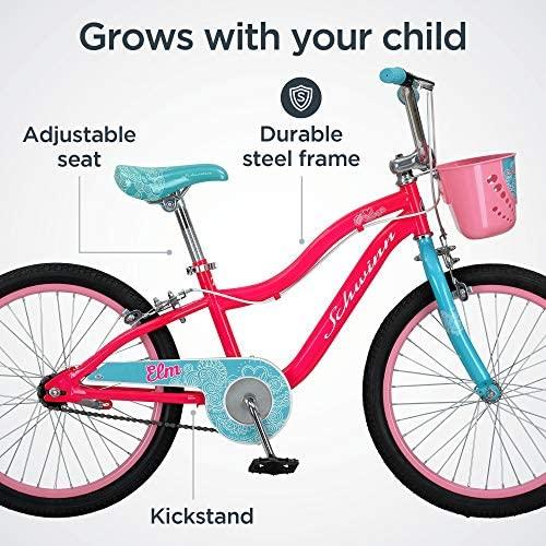 Schwinn Elm Girls Bike for Toddlers and Kids