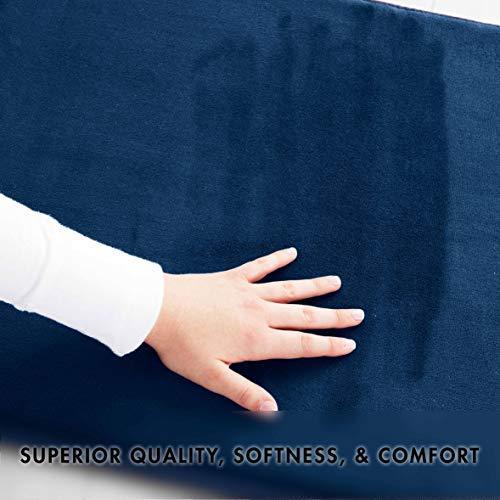 Office Marshal Memory Foam Bath Mat Non Slip Absorbent Super Cozy Velvet Bathroom Rug Carpet (60 inches X 17 inches, Gray)