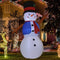 Sunnydaze Decor  Giant Inflatable Christmas Decoration - 10-Foot Holiday Cheer Snowman - Seasonal Blow-Up Yard and Garden Decor with Fan Blower and LED Lights