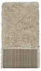 Ottomanson Flokati Collection Faux Sheepskin Shag Runner Rug, 2'X5', Beige