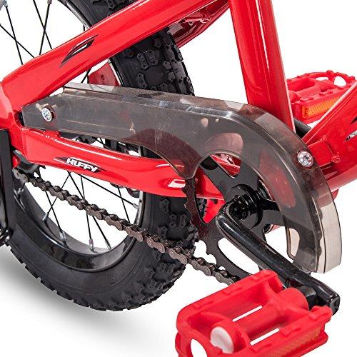 Huffy Kid Bike Moto X, Fast Assembly Quick Connect, 12", Gloss Red