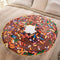 LetsFunny Realistic Food Novelty Blanket, Soft and Cozy Fleece, Perfectly Round Tortilla Throws Blanket (Donut&Coffee, 59 inches)