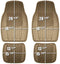 Custom Accessories Armor All 78842 4-Piece Tan All Season Rubber Floor Mat