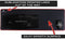 GGLTECK Large Extended Gaming Mouse Pad Mat XXL, Stitched Edges, Waterproof, Ultra Thick 5mm, Wide & Long Mousepad 36”x12”x.20" Red