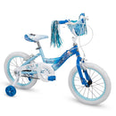 Huffy Frozen 2 Kid Bike, Training Wheels, Streamers & Basket Included, 12 inch, Blue