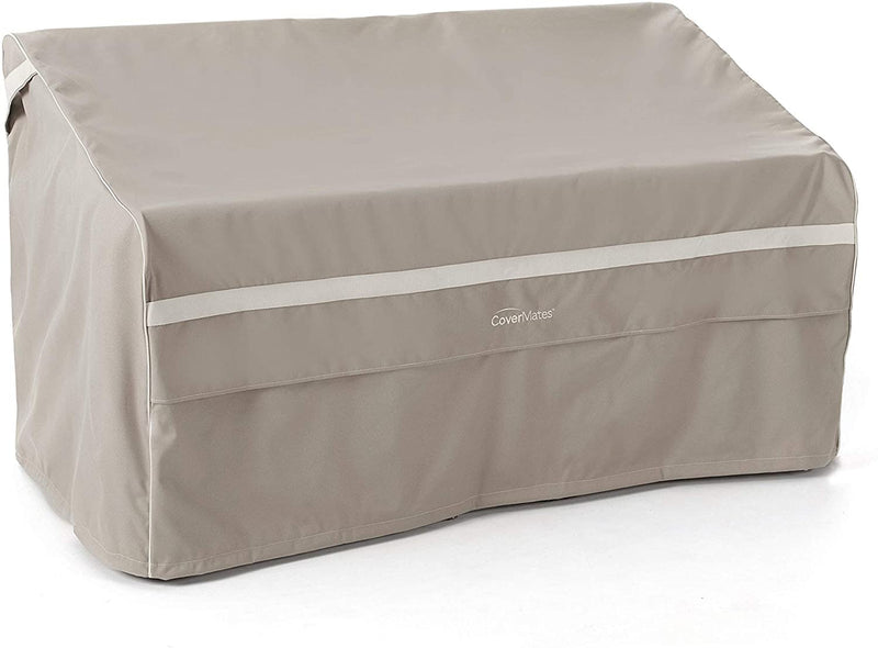 Y- STOP - Outdoor Patio Sofa Covers - Heavy Duty Material - Water and Weather Resistant - Patio Furniture Covers - Ripstop Tan