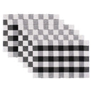 DII Cotton Buffalo Check Table Runner for Family Dinners or Gatherings, Indoor or Outdoor Parties, Halloween, & Everyday Use (14x72",  Seats 4-6 People), Orange & Black