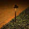 China Hat 12V Black Brass Path Light (7" Shade, 25" Tall) by sunduck