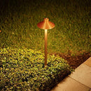 China Hat 12V Black Brass Path Light (7" Shade, 25" Tall) by sunduck