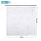 Mrs Awesome Fabric Shower Curtain with 9 Pockets 60 inches Width, Water Repellent, Washable, Odorless and Rust Proof Grommets, White,60x72