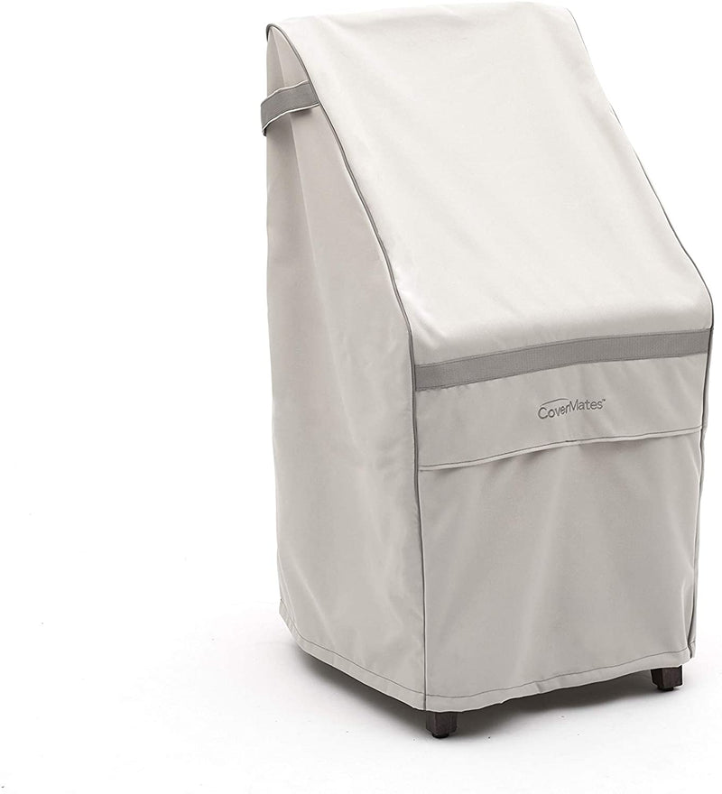 Y- STOP - Outdoor Chair Cover - Fits 34 Inch Width, 40 Inch Depth and 40 Inch Height - Ultima Ripstop - 600D Fade Resistant Poly - Breathable Covered Ventilation -7 Year Warranty - Ripstop Grey