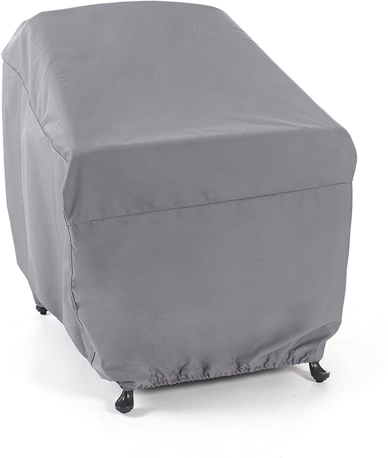 Y- STOP - Outdoor Chair Cover - Fits 34 Inch Width, 40 Inch Depth and 40 Inch Height - Ultima Ripstop - 600D Fade Resistant Poly - Breathable Covered Ventilation -7 Year Warranty - Ripstop Grey