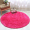 PAGISOFE Ultra Soft 4.5cm Velvet Bedroom Rugs Kids Room Carpet Modern Shaggy Area Rugs Home Decor 2.6' X 5.3', Hot-Pink