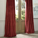 Half Price Drapes VPCH-184005-108-GRBO Signature Grommet Blackout Velvet Curtain, Natural Grey, 50 X 108