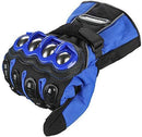 ILM Alloy Steel Bicycle Motorcycle Motorbike Powersports Racing Touchscreen Gloves (M, BLUE)