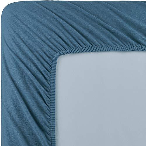 Mellanni 100% Cotton Flannel Sheet Set - Lightweight 4 pc Luxury Bed Sheets - Cozy, Soft, Warm, Breathable Bedding - Deep Pockets - All Around Elastic (Queen, Burgundy)