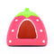 Spring Fever Small Big Animal Strawberry Guinea Pigs Rabbit Dog Cat Puppy Pet Fleece House Indoor Water Resistant Beds