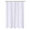 N&Y HOME Extra Long Shower Curtain Liner Fabric 72 x 96 inches, Hotel Quality, Washable, Water Repellent, White Spa Bathroom Curtains with Grommets, 72x96