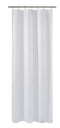 N&Y HOME Extra Long Shower Curtain Liner Fabric 72 x 96 inches, Hotel Quality, Washable, Water Repellent, White Spa Bathroom Curtains with Grommets, 72x96