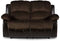 Homelegance Resonance 83" Bonded Leather Double Reclining Sofa, Brown