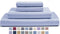 CHATEAU HOME COLLECTION 800-Thread-Count Egyptian Cotton Deep Pocket Sateen Weave Queen Sheet Set, White