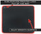 GGLTECK Large Extended Gaming Mouse Pad Mat XXL, Stitched Edges, Waterproof, Ultra Thick 5mm, Wide & Long Mousepad 36”x12”x.20" Red