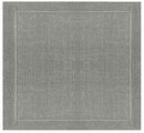 COTTON CRAFT 100% Linen Hemstitch Table Cloth - Size 60x108 Charcoal - Hand Crafted and Hand Stitched Table Cloth with Hemstitch detailing.