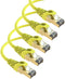 Maximm Cat7 Ethernet Cable, 15 Feet, Green, 5-Pack - Pure Copper - RJ45 Gold-Plated Snagless Connectors 600 MHz, 10 Gbps. for Fast Network & Computer Networking + Cable Clips and Ties