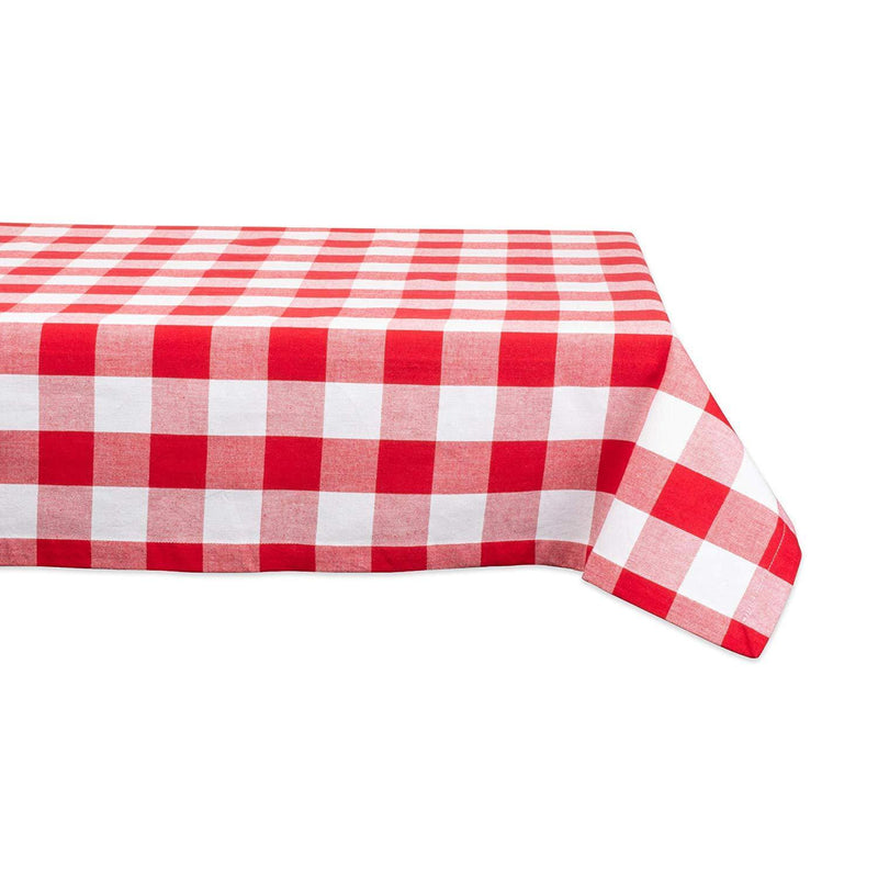 DII Cotton Buffalo Check Table Runner for Family Dinners or Gatherings, Indoor or Outdoor Parties, Halloween, & Everyday Use (14x72",  Seats 4-6 People), Orange & Black