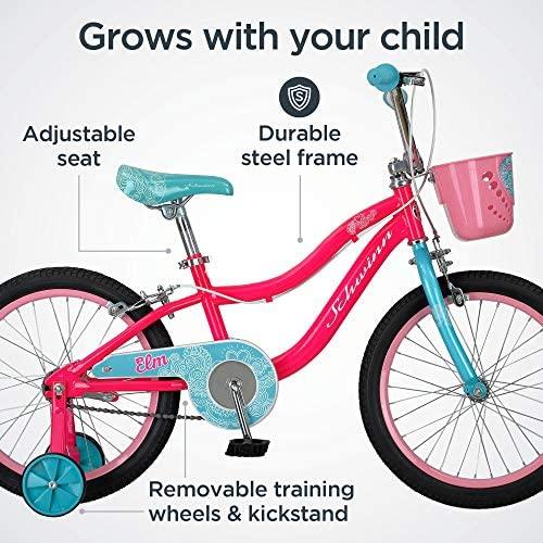 Schwinn Elm Girls Bike for Toddlers and Kids