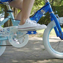 Huffy Frozen 2 Kid Bike, Training Wheels, Streamers & Basket Included, 12 inch, Blue