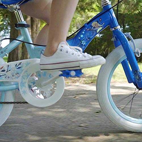 Huffy Frozen 2 Kid Bike, Training Wheels, Streamers & Basket Included, 12 inch, Blue