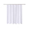 N&Y HOME Fabric Shower Curtain Liner Extra Long Stall Size 54 Width by 80 Length inches, Hotel Quality, Washable, White Bathroom Curtains with Grommets, 54x80